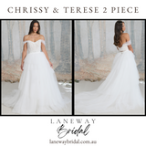 Bodice & Skirt Separates, 5 Piece Wedding Dress Set - SAMPLE