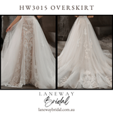 HW3015 Detachable Overskirt - SAMPLE