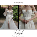 HW3053 Wedding Dress by Herawhite Bridal