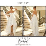 NC1037 High Low Wedding Dress - SAMPLE