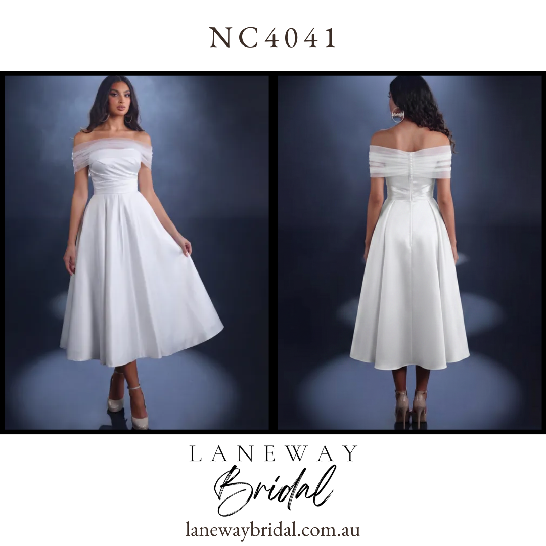 NC4041 Tea-Length Wedding Dress - SAMPLE