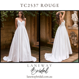 TC2537 Rouge Wedding Dress - SAMPLE