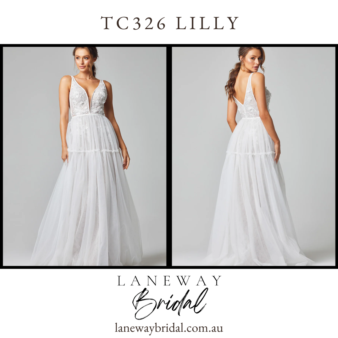 TC326 Lilly Wedding Dress by Tania Olsen Designs