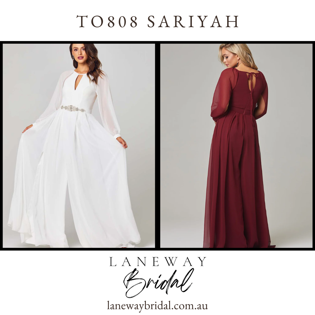TO808 Sariyah Wedding Dress Jumpsuit - SAMPLE